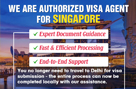 WE ARE NOW AN AUTHORIZED VISA AGENT for Singapore